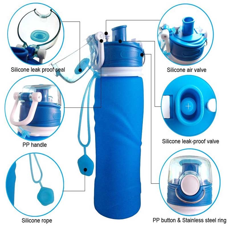 OUTDOORS COLLAPSIBLE WATER BOTTLE