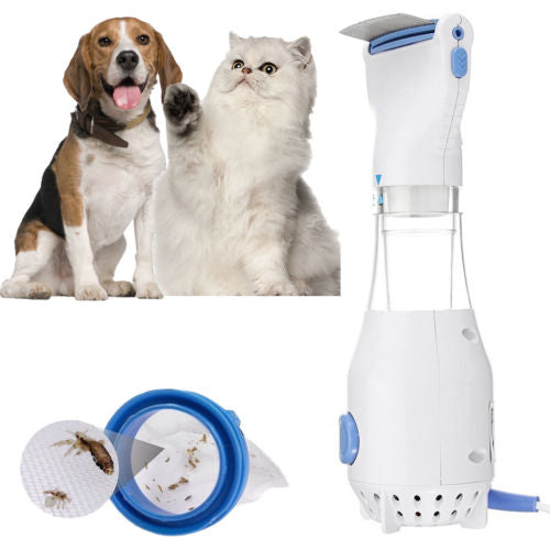 Electric Head Lice Comb for Pet Dog Cat Flea