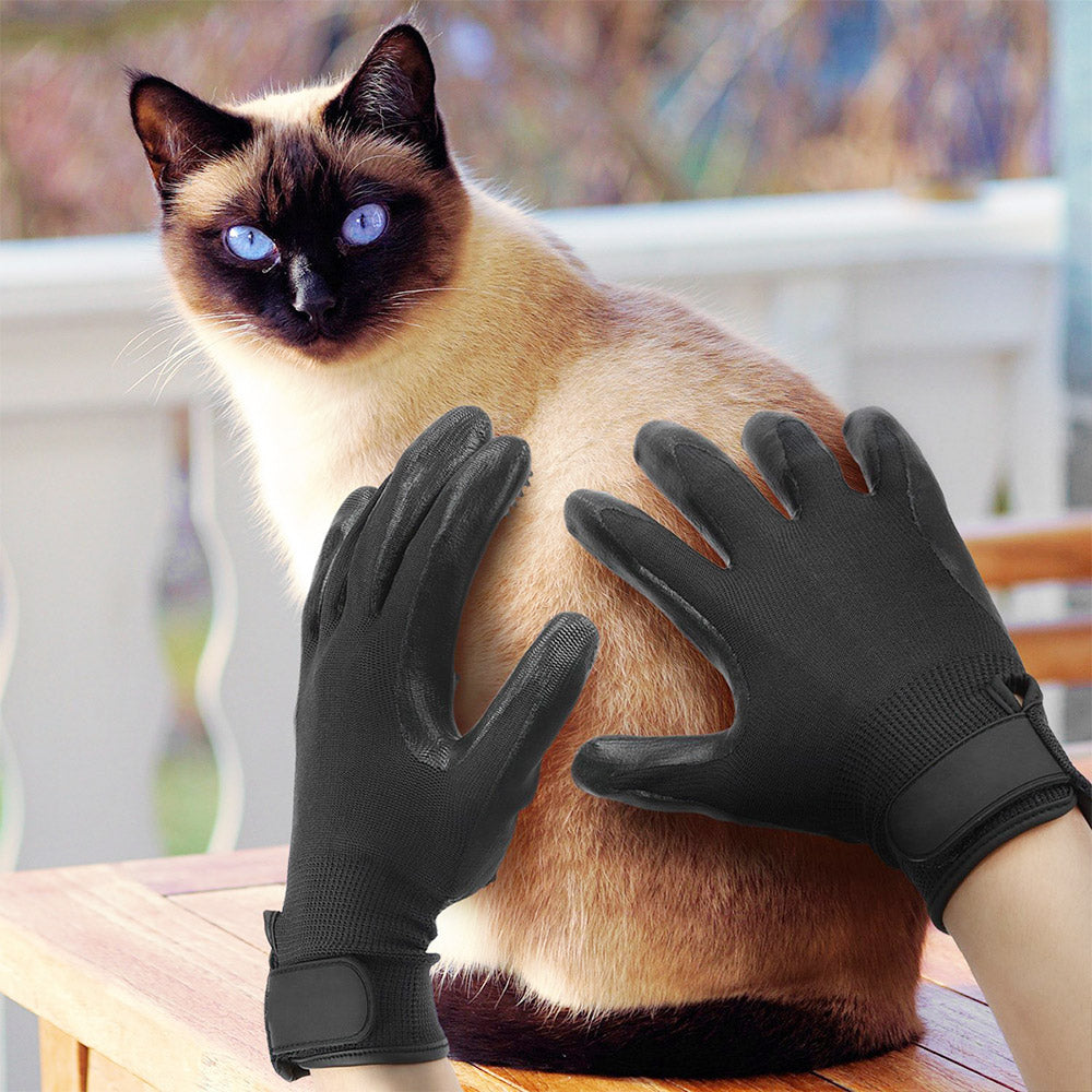 Pet Shedding Grooming Gloves