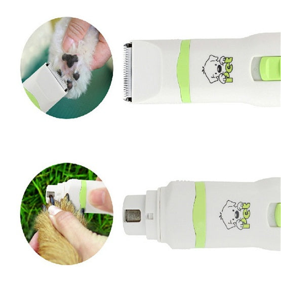 Hair Trimmer and Nail Grinder for Cats and Dogs