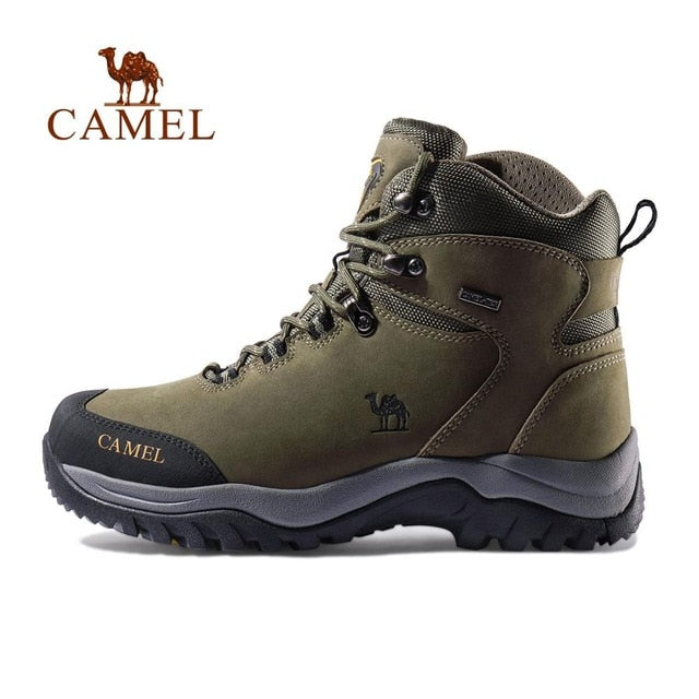 CAMEL Men Women High Top Hiking Shoes 2019 Durable Waterproof Anti-Slip Outdoor Climbing Trekking Shoes Military Tactical Boots