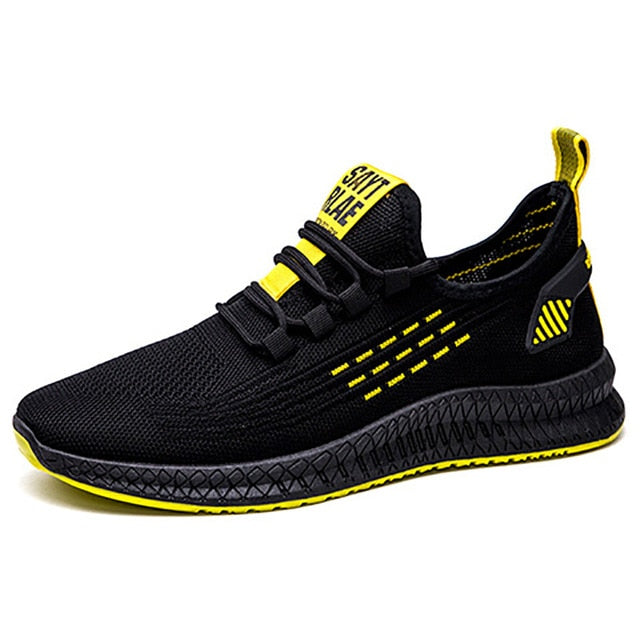 Fashion Sneakers Men Vulcanized Shoes Air Mesh Mens Trainers Lightweight Casual Shoes Men Black Footware Tenis Masculino