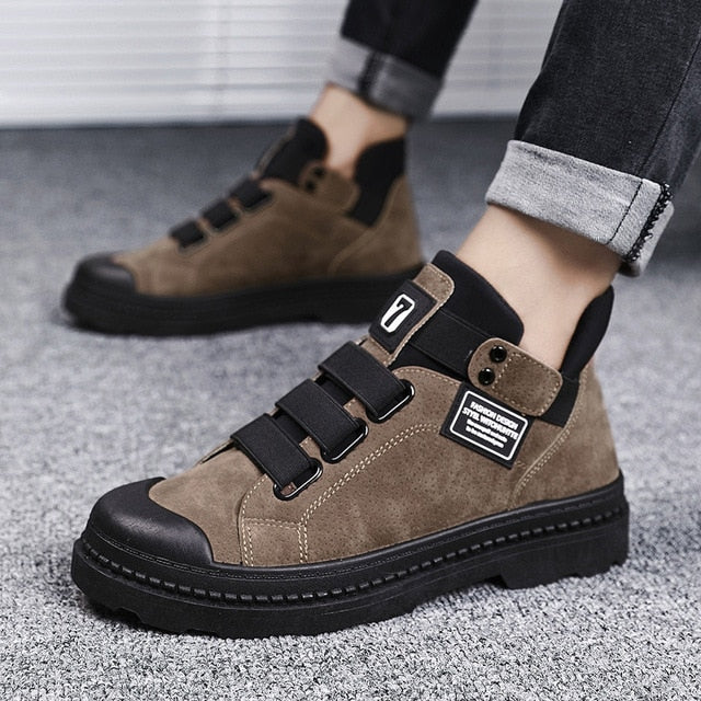 2020 Fashion Winter Men's Boots PULeather Male Waterproof Shoes Chaussure Mans Casual Shoes For Men Boots Footwear Male Sneakers