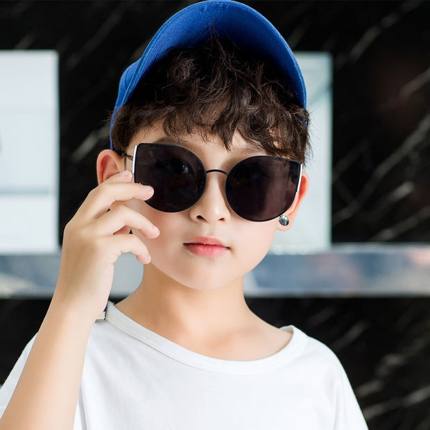 Cat Eye Child Sunglasses Luxury Brand Designer Sunglasses Kids 2019 High Quality Sun Glasses Children Glasses Frame Girls Boys