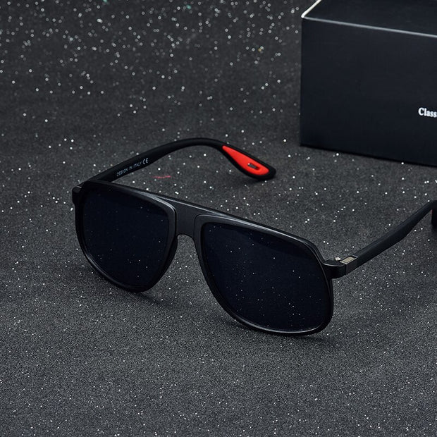 2019 New pattern HD Polarized Sunglasses Men  Driving Brand Design Sun Glasses Man Mirror Retro High Quality Sunglass Goggles