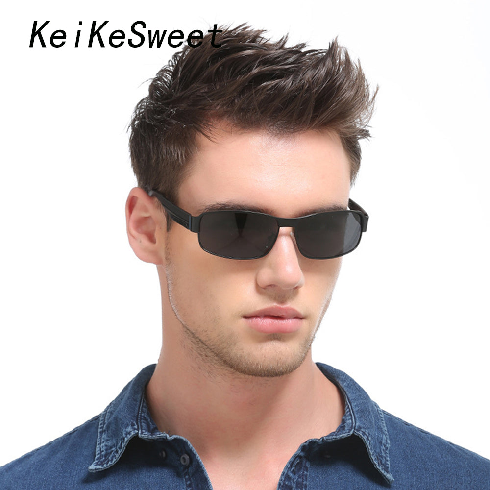 KeiKeSweet Top Polarized Driving Outdoor Sport Brand Designer Fashion Sunglasses Men Rays UV400 Cool Fishing Sun Glasses