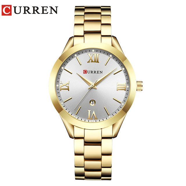 CURREN Gold Watch Women Watches Ladies Creative Steel Women's Bracelet Watches Female Clock Relogio Feminino Montre Femme