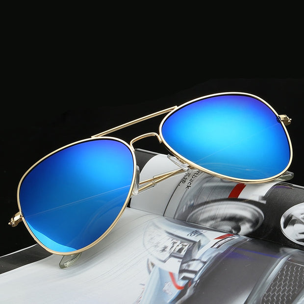 Brand Unisex Classic Designer Men Sunglasses Polarized  Mirror Lens High Quality Fashion Coating Sun Glasses For Men Women