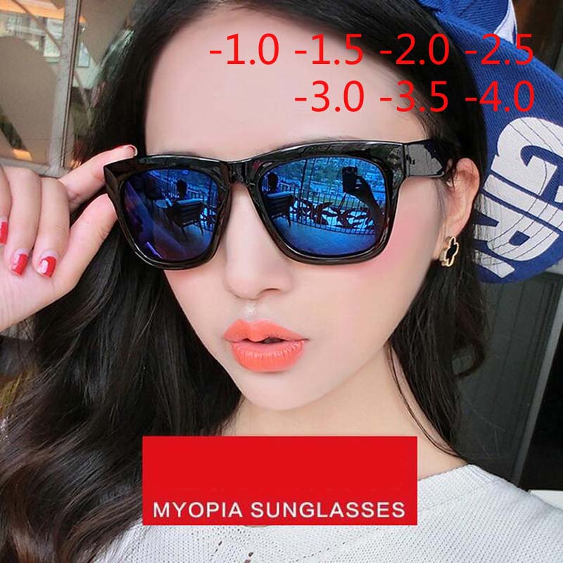 Prescription 0 -1.0 -1.5 -2.0 -2.5 -3.0 -3.5 -4.0 Fashion Finished Sunglasses Myopia Glasses Men Women Myopia Sun glasses