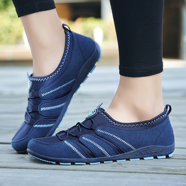 2019 Women Shoes Air Mesh Breathable Sneakers Women Casual Shoes Fashion Ladies Shoes Slip-On Outdoor Falts Chaussures Femme