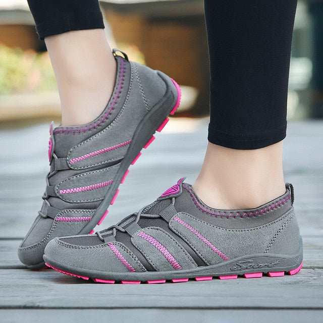 2019 Women Shoes Air Mesh Breathable Sneakers Women Casual Shoes Fashion Ladies Shoes Slip-On Outdoor Falts Chaussures Femme