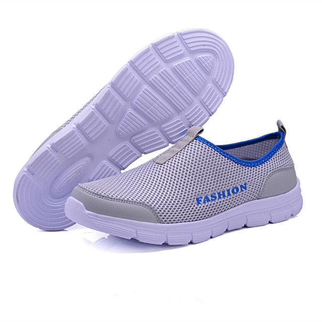 Luxury Brand Men Casual Shoes Lightweight Breathable Sneakers Male Walking Shoes Fashion Mesh Zapatillas Footwear Big Szie 38-48