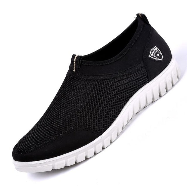 ZUNYU 2019 Summer Mesh Shoe Sneakers For Men Shoes Breathable Men's Casual Shoes Slip-On Male Shoes Loafers Casual Walking 38-48