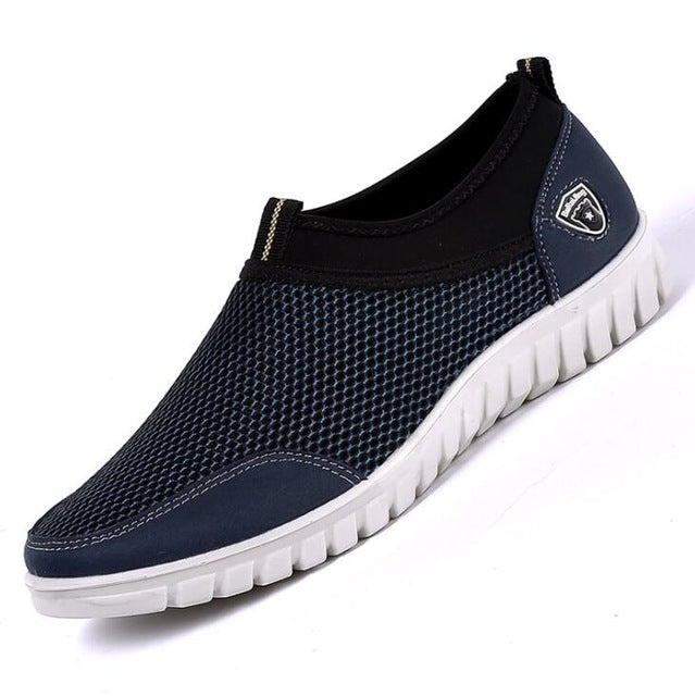 ZUNYU 2019 Summer Mesh Shoe Sneakers For Men Shoes Breathable Men's Casual Shoes Slip-On Male Shoes Loafers Casual Walking 38-48